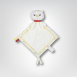 Doudou chouette personnalisable pour bébé : Violette - Mon Dressing de Bébé