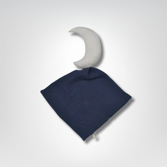 Doudou plat lune personnalisable pour bébé : Priam (Mixte) - Mon Dressing de Bébé