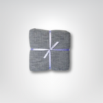 Couverture bébé tricot gaufré : Jessy (90x90 cm) - Mon Dressing de Bébé