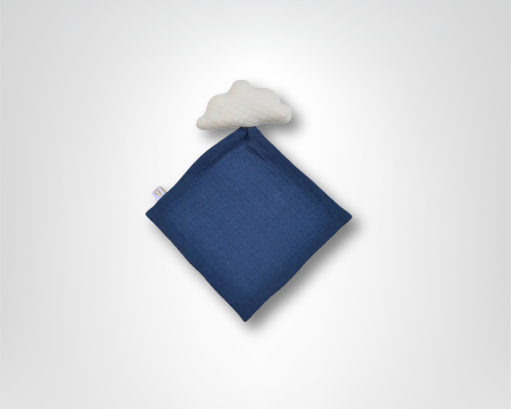 Doudou plat nuage personnalisable pour bébé : Priam (Mixte) - Mon Dressing de Bébé