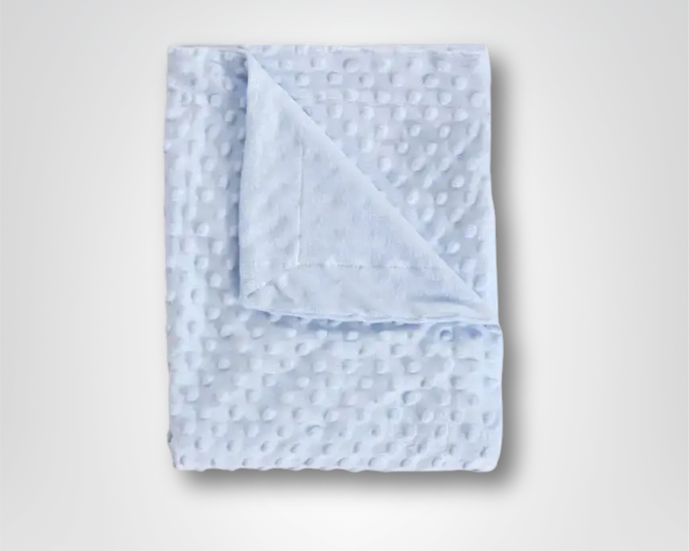 Couverture bébé double face personnalisable : Juliette (80x110 cm) - Mon Dressing de Bébé