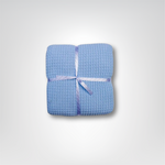 Couverture bébé tricot gaufré : Jessy (90x90 cm) - Mon Dressing de Bébé