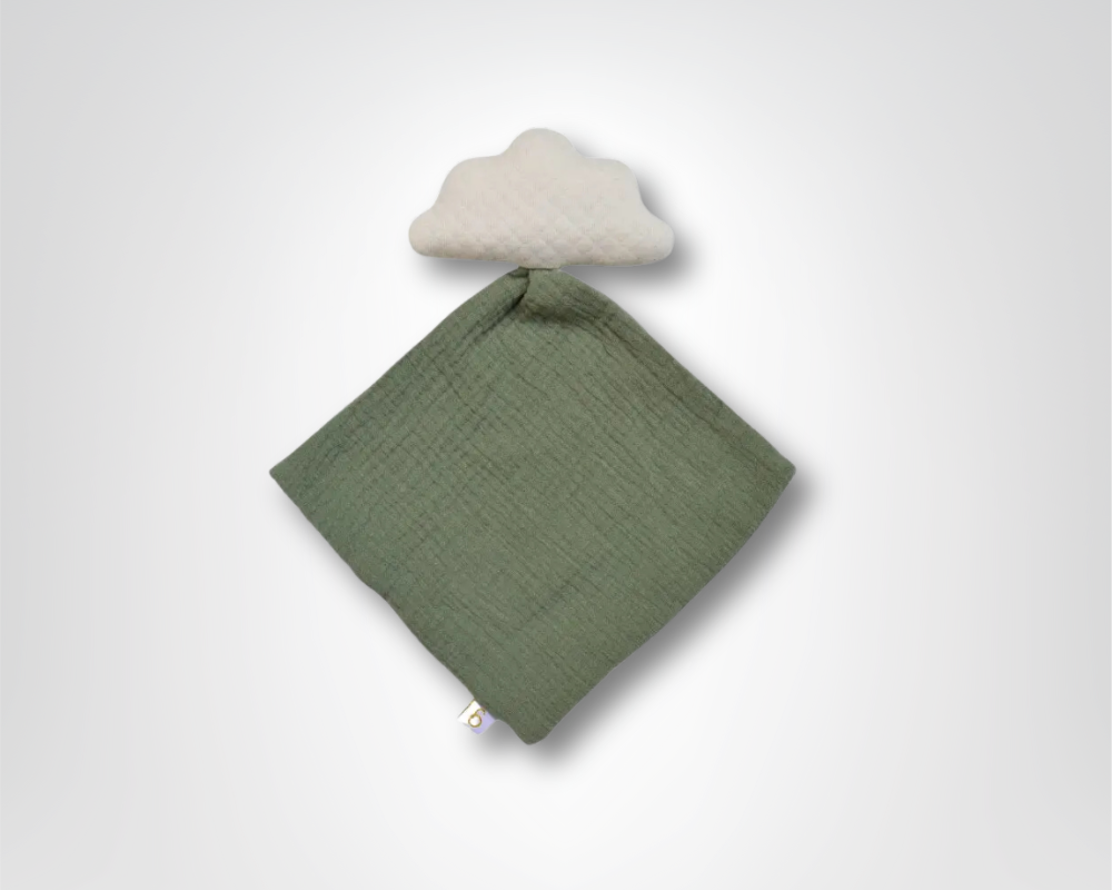 Doudou plat nuage personnalisable pour bébé : Priam (Mixte) - Mon Dressing de Bébé