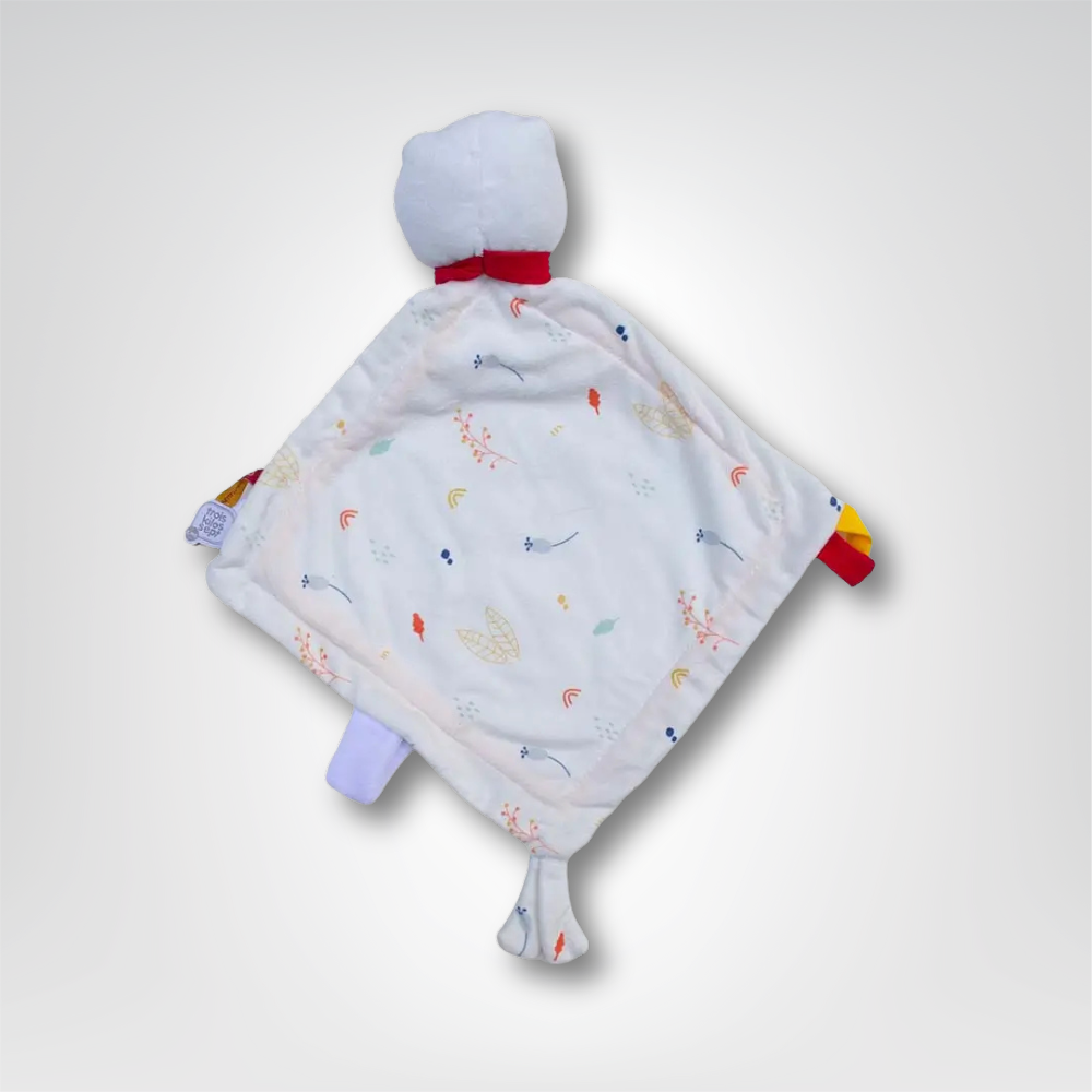 Doudou chouette personnalisable pour bébé : Violette - Mon Dressing de Bébé