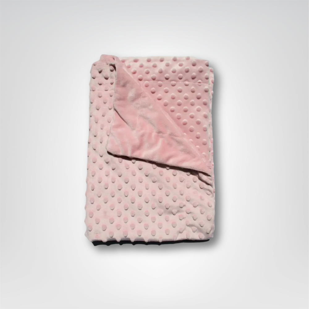 Couverture bébé double face personnalisable : Juliette (80x110 cm) - Mon Dressing de Bébé