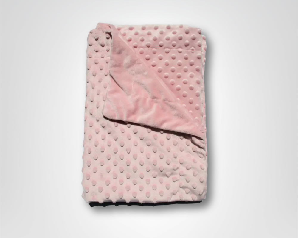 Couverture bébé double face personnalisable : Juliette (80x110 cm) - Mon Dressing de Bébé