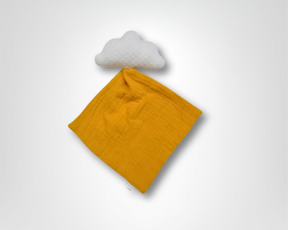 Doudou plat nuage personnalisable pour bébé : Priam (Mixte) - Mon Dressing de Bébé