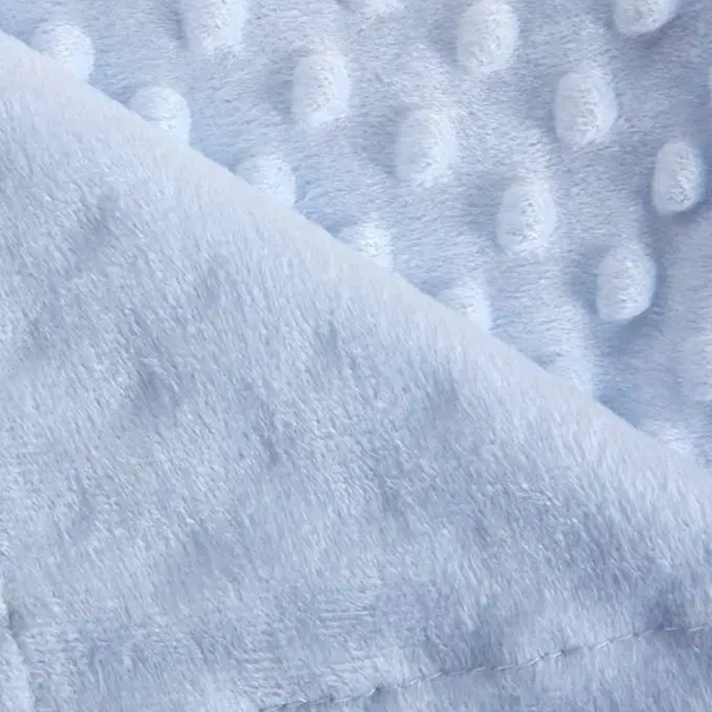 Couverture bébé double face personnalisable : Juliette (80x110 cm) - Mon Dressing de Bébé