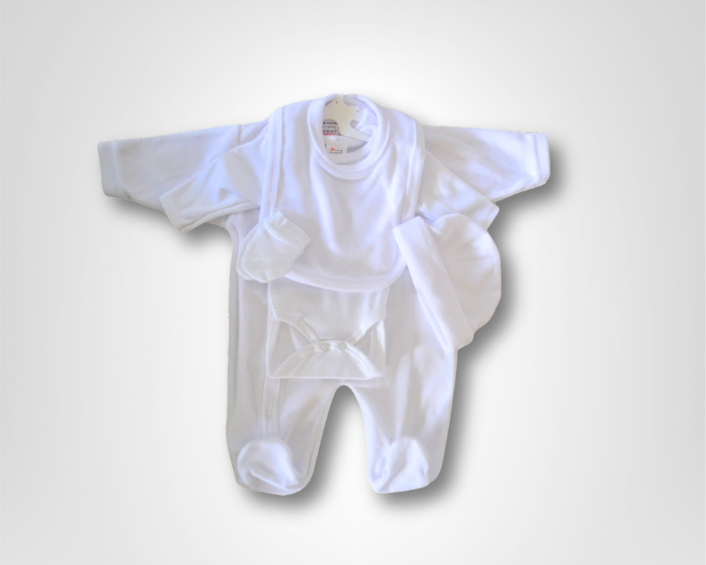 Ensemble 5 pièces bébé personnalisable : Jaylinn