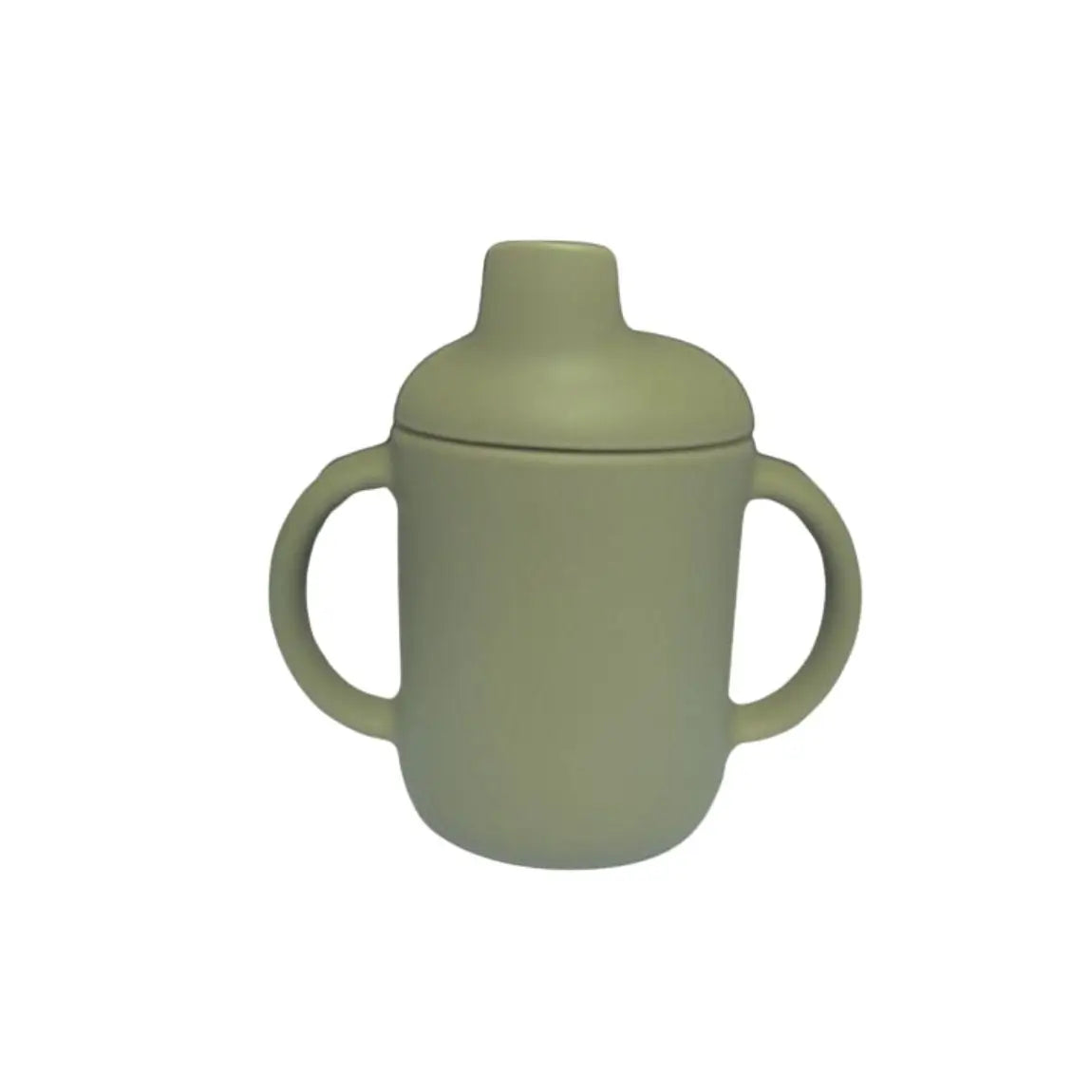 Verre bébé bec-verseur : Hony de couleur vert kaki