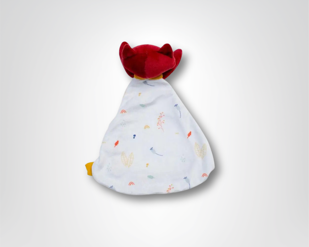 Doudou renard personnalisable pour bébé : Léonard - Mon Dressing de Bébé