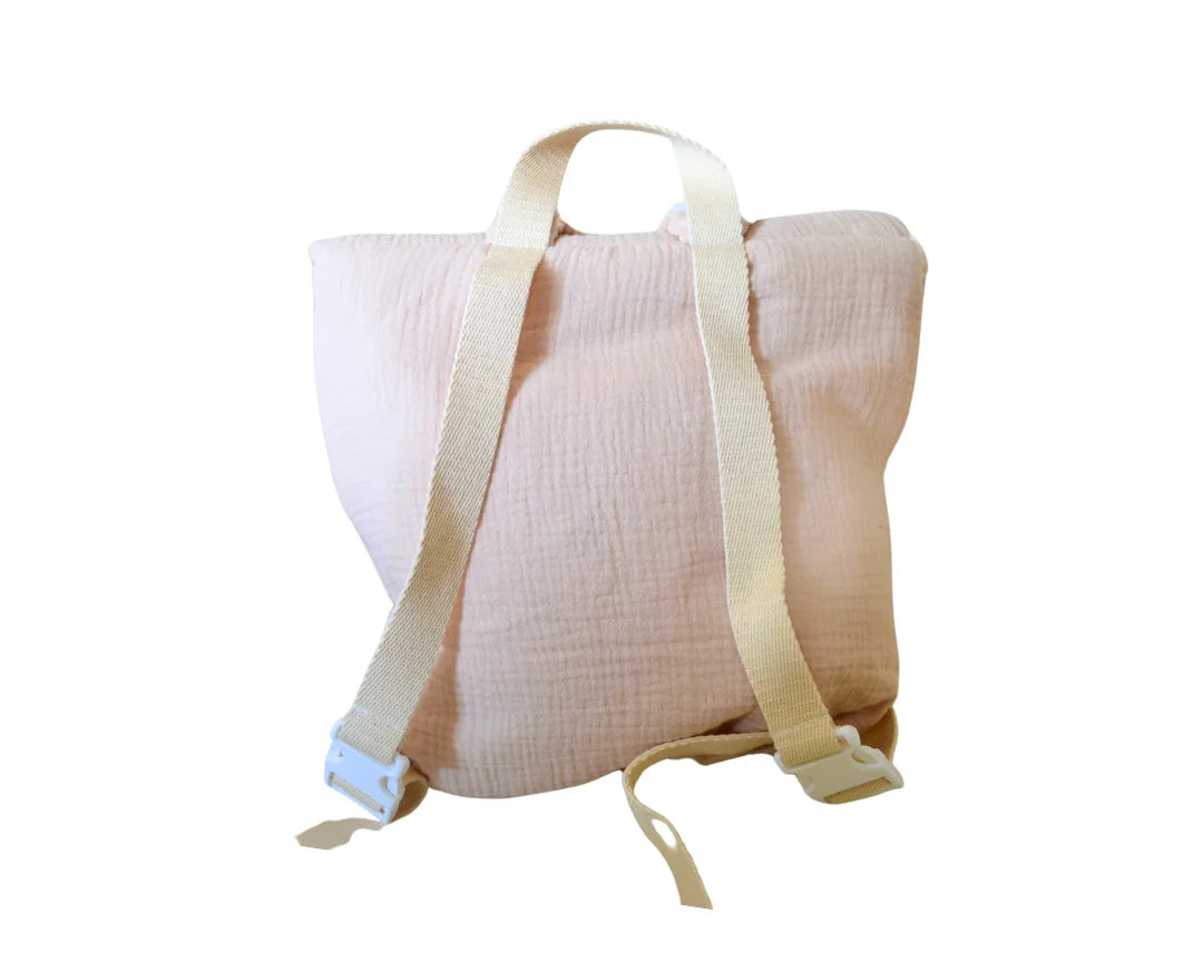 Dos du sac à dos bébé lapin personnalisable : Maxime beige