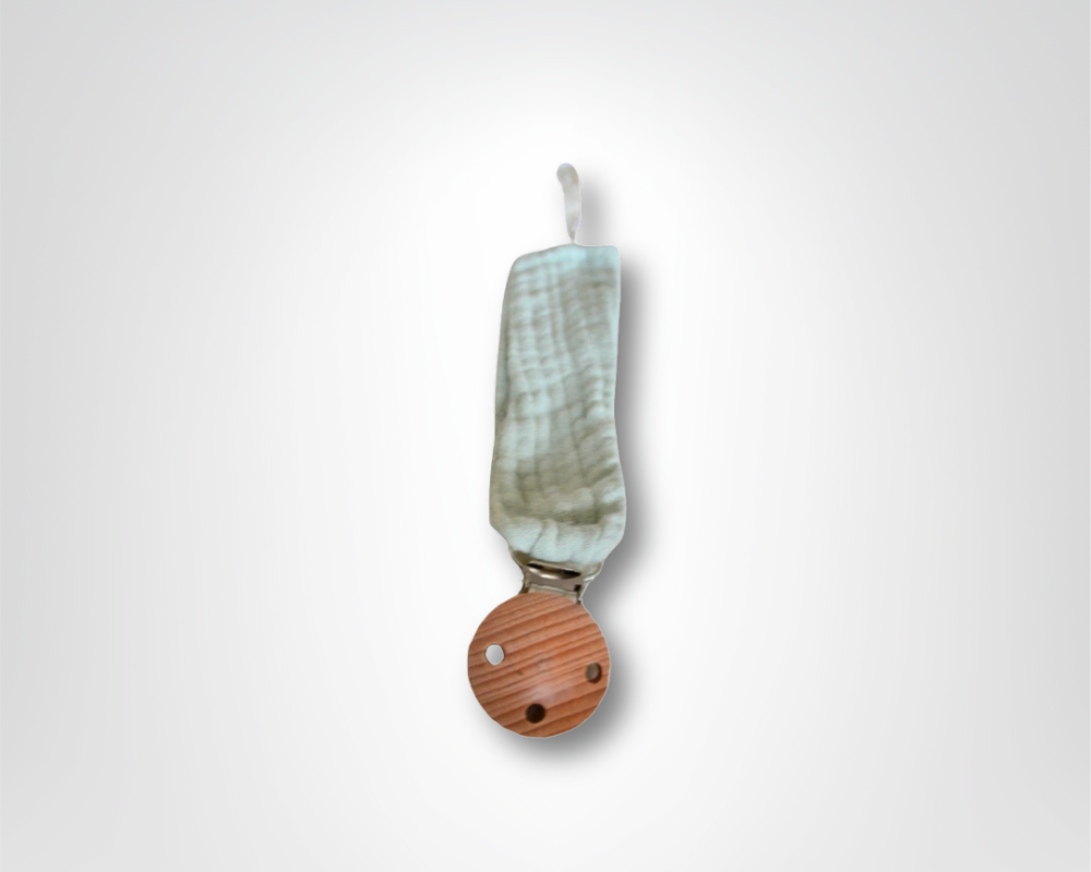 Attache tétine bébé personnalisable : Sacha - Mon Dressing de Bébé