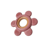 Anneau de dentition bébé silicone  Sunny de couleur rose