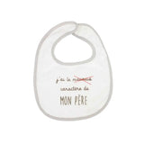 Bavoir bébé au contour gris du lot de 7 bavoirs bébé 4 mois et + (Mixte)