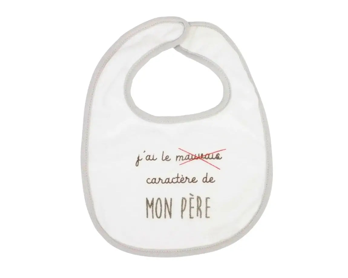 Bavoir bébé au contour gris du lot de 7 bavoirs bébé 4 mois et + (Mixte)
