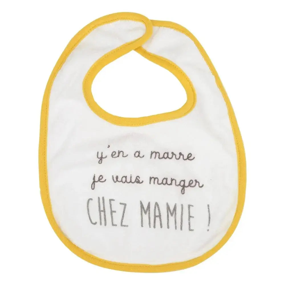 Bavoir bébé au contour jaune du lot de 7 bavoirs bébé 4 mois et + (Mixte)