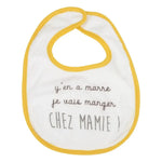 Bavoir bébé au contour jaune du lot de 7 bavoirs bébé 4 mois et + (Mixte)