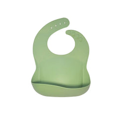 Bavoir bébé silicone : Kelann vert kaki