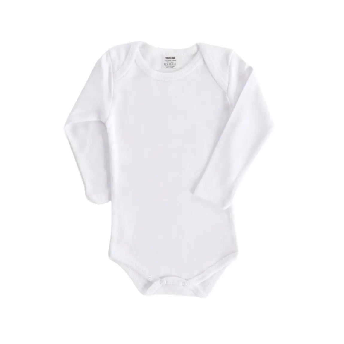 Body bébé blanc du lot 2 body bébé manches longues : Angèle
