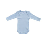 Body bébé bleu du lot 2 body bébé manches longues : Luca