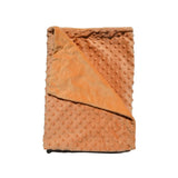 Couverture bébé double face : Juliette de couleur taupe