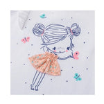 Détails du t-shirt bébé sans manches poupée : Laurie