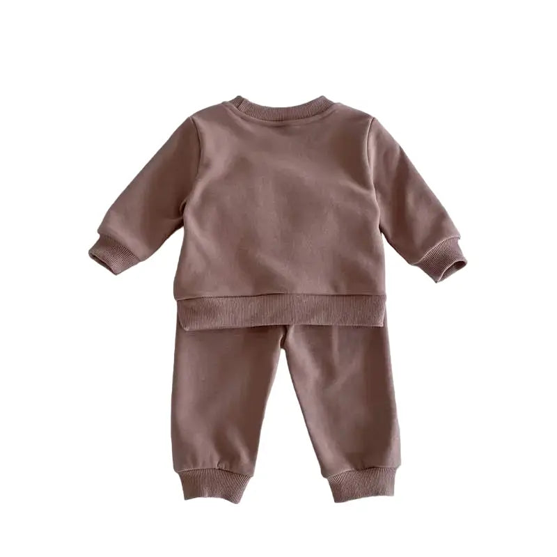 Dos de l'ensemble bébé survêtement : Camille (Mixte)