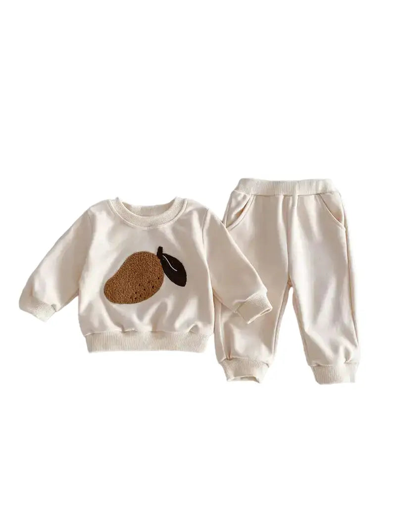 Ensemble bébé survêtement : Camille (Mixte) motif mangue