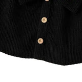 Bouton de la jupe de l'ensemble bébé jupe t-shirt volant : Julie