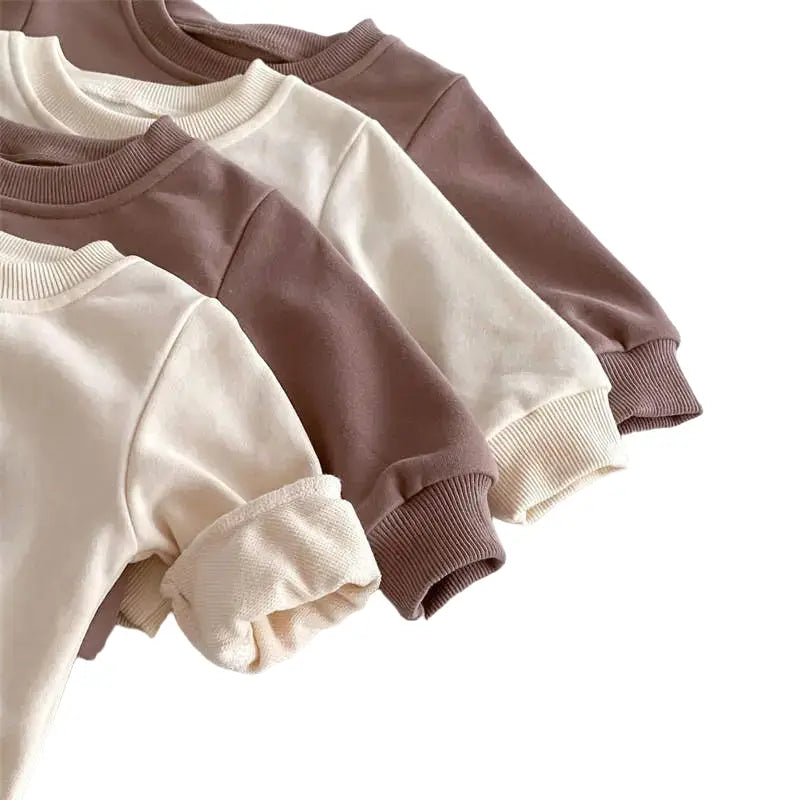 Manches de l'ensemble bébé survêtement : Camille (Mixte) de plusieurs couleurs