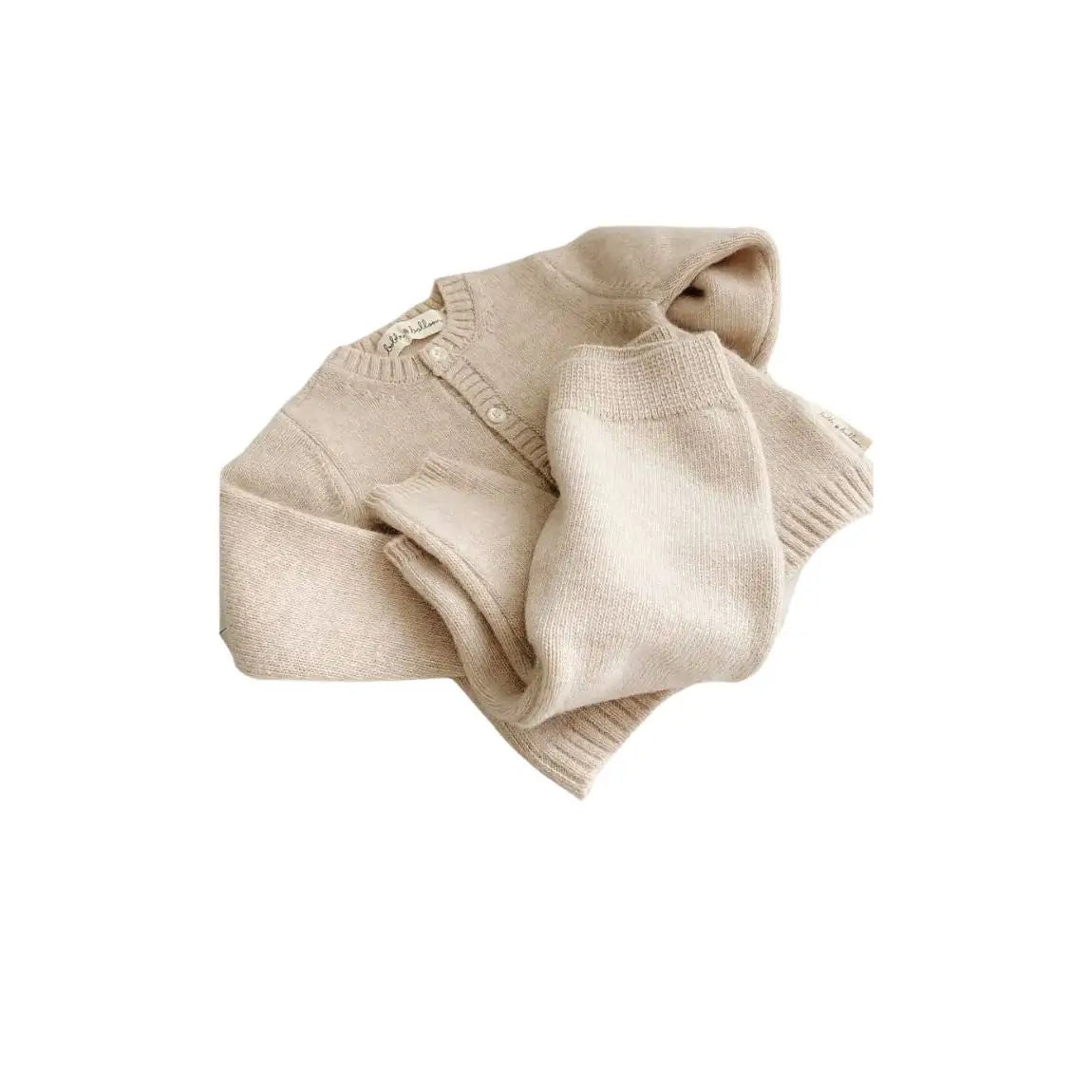 Pantalon et cardigan bébé tricot : Zélie