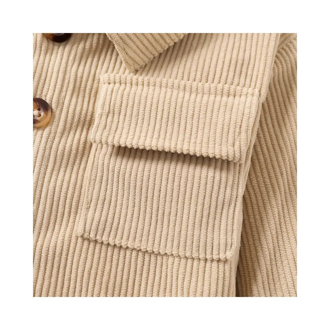Surchemise bébé manches longues : Amaël détail poche