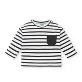 T-shirt bébé rayé manches longues : Martin