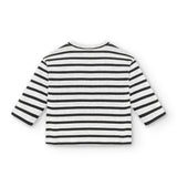 T-shirt bébé rayé manches longues : Martin de dos
