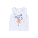 T-shirt bébé sans manches poupée : Laurie